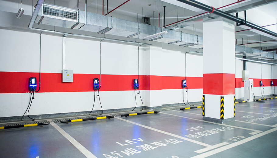Charging Stations Installed In Public Areas
